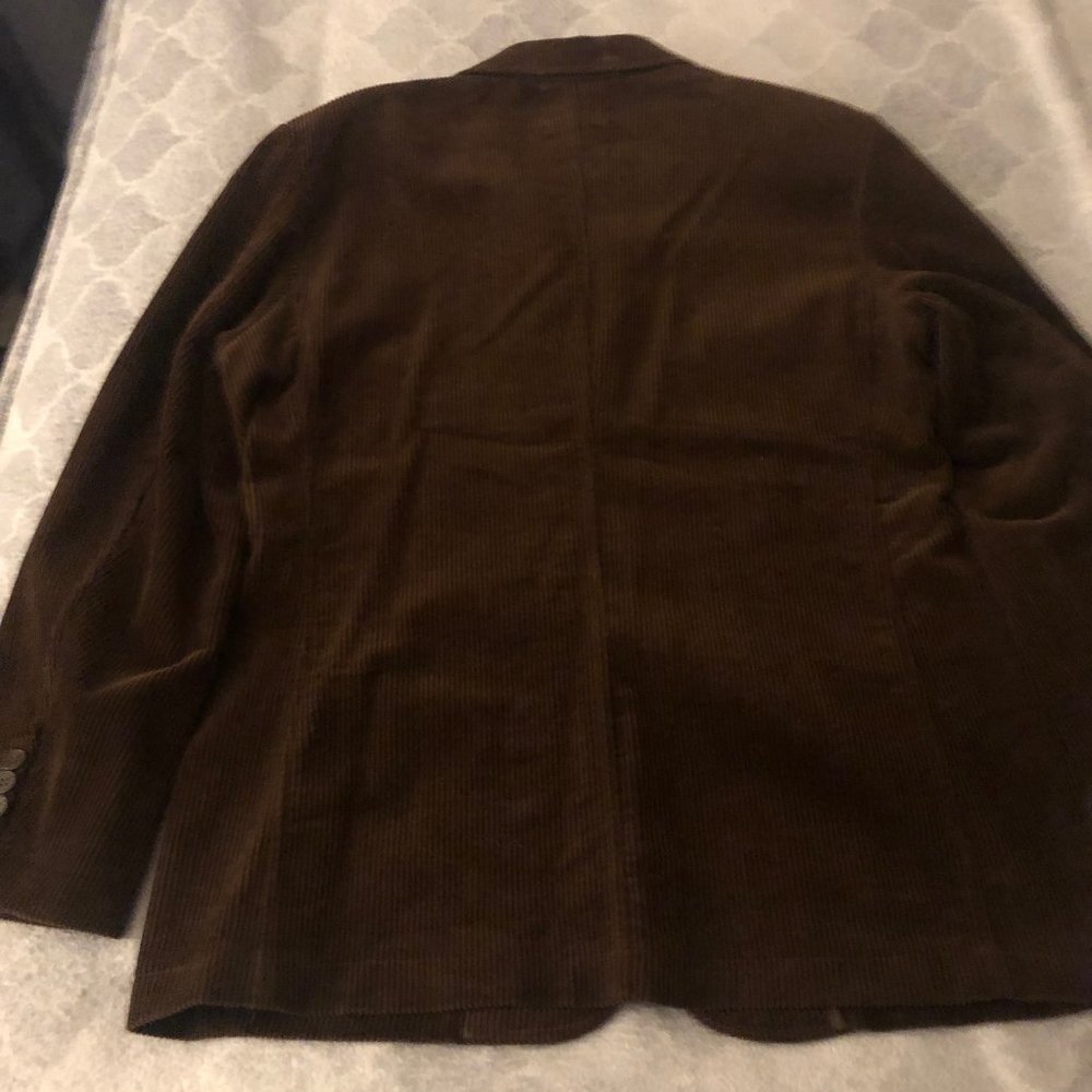 Andrew Fezza Corduroy Coat Two Button Outside/Ins… - image 4